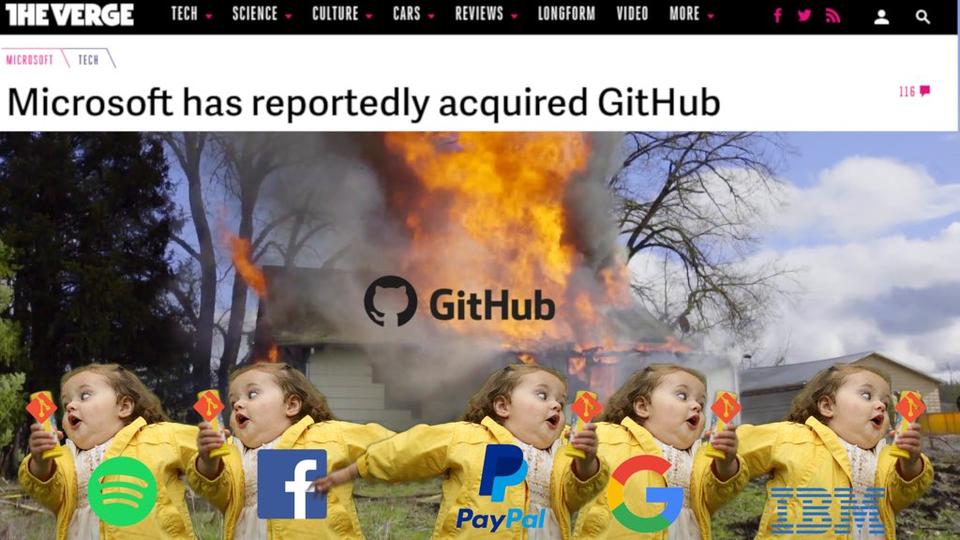 image from No, Microsoft did not buy GitHub (yet)